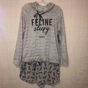 Xoxo pajama shorts set